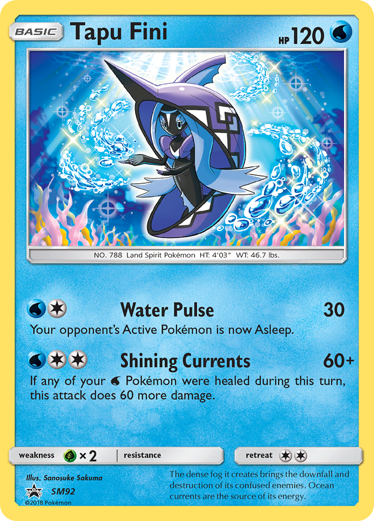 Tapu Fini (SM92) [Sun & Moon: Black Star Promos] | Play N Trade Winnipeg