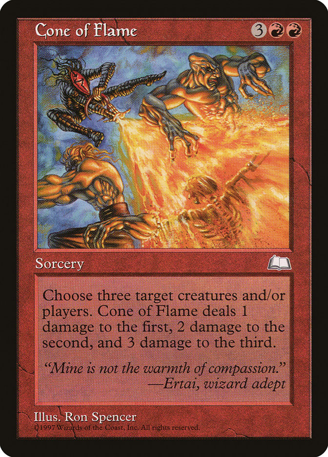 Cone of Flame [Weatherlight] | Play N Trade Winnipeg