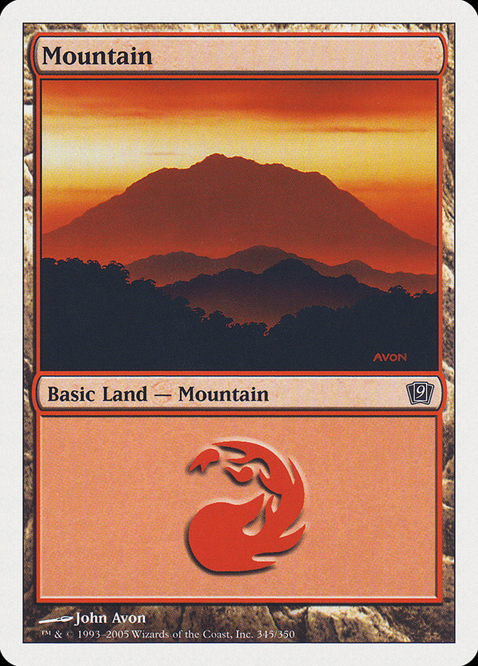 Mountain (345) [Ninth Edition] | Play N Trade Winnipeg