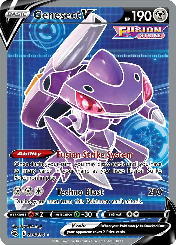 Genesect V (254/264) [Sword & Shield: Fusion Strike] | Play N Trade Winnipeg