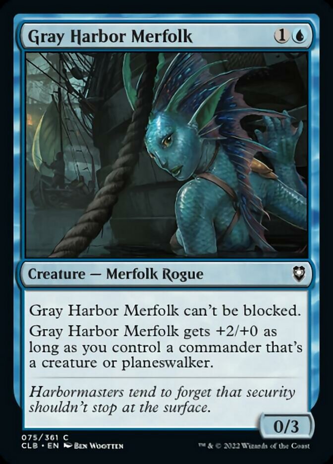 Gray Harbor Merfolk [Commander Legends: Battle for Baldur's Gate] | Play N Trade Winnipeg