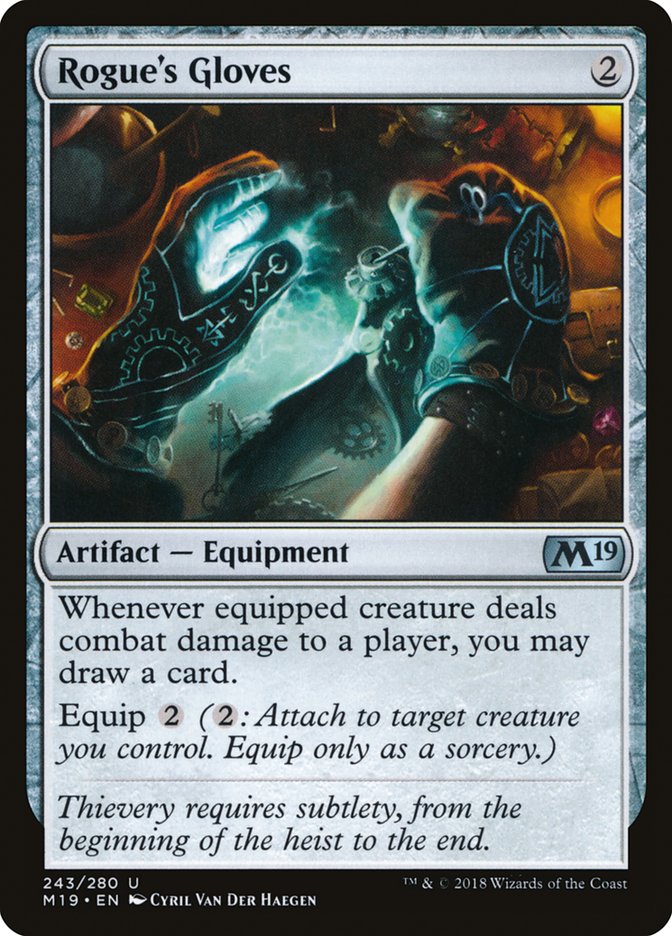 Rogue's Gloves [Core Set 2019] | Play N Trade Winnipeg