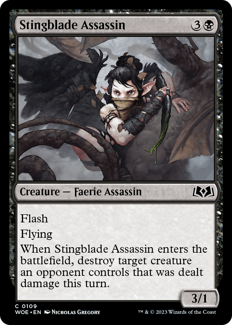 Stingblade Assassin [Wilds of Eldraine] | Play N Trade Winnipeg