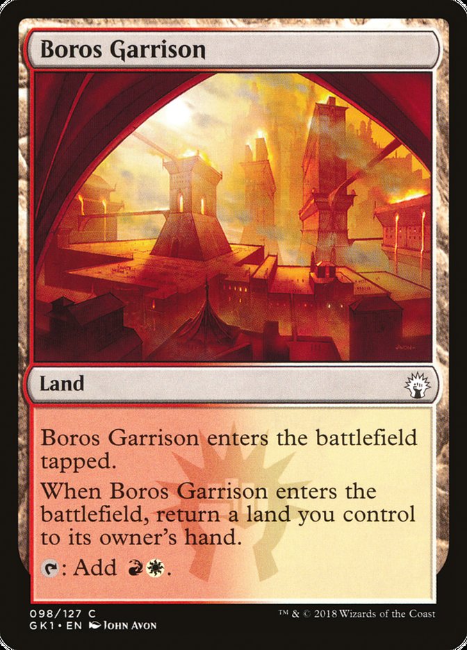 Boros Garrison [Guilds of Ravnica Guild Kit] | Play N Trade Winnipeg