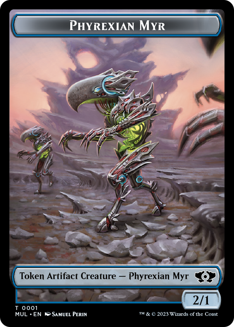 Phyrexian Myr Token [Multiverse Legends Tokens] | Play N Trade Winnipeg