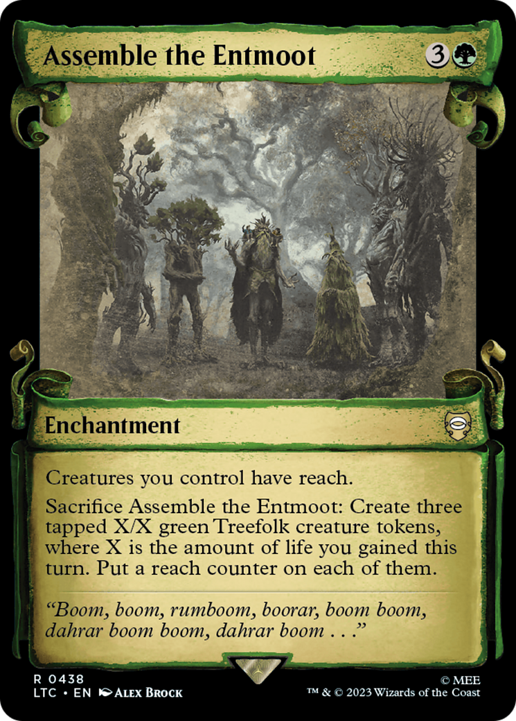 Assemble the Entmoot [The Lord of the Rings: Tales of Middle-Earth Commander Showcase Scrolls] | Play N Trade Winnipeg