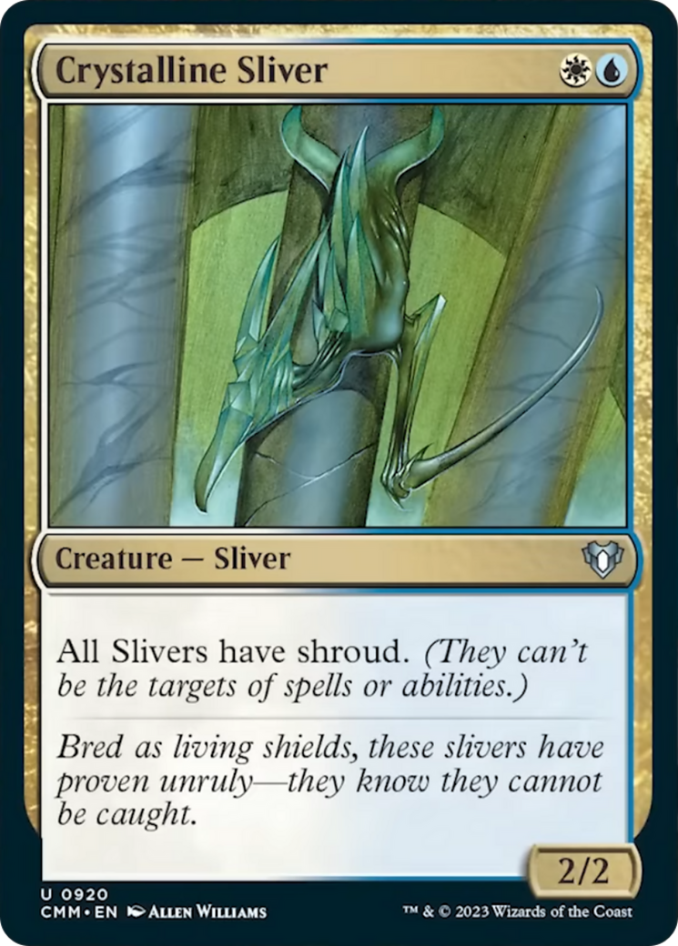 Crystalline Sliver [Commander Masters] | Play N Trade Winnipeg
