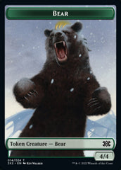 Bear // Phyrexian Golem Double-sided Token [Double Masters 2022 Tokens] | Play N Trade Winnipeg