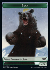 Bear // Knight Double-sided Token [Double Masters 2022 Tokens] | Play N Trade Winnipeg