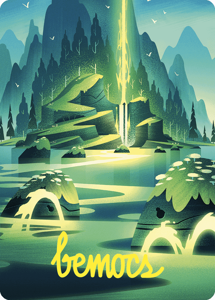 Leyline of Abundance Art Card (Gold-Stamped Signature) [Wilds of Eldraine Art Series] | Play N Trade Winnipeg