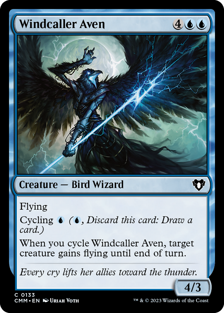 Windcaller Aven [Commander Masters] | Play N Trade Winnipeg