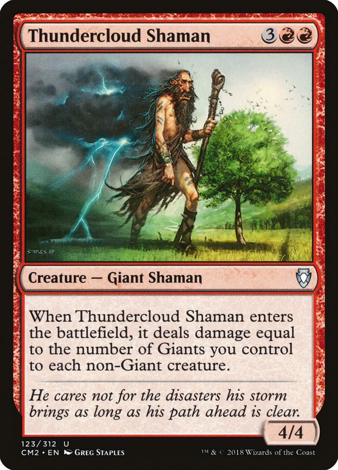 Thundercloud Shaman [Commander Anthology Volume II] | Play N Trade Winnipeg