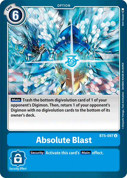 Absolute Blast [BT5-097] [Battle of Omni] | Play N Trade Winnipeg