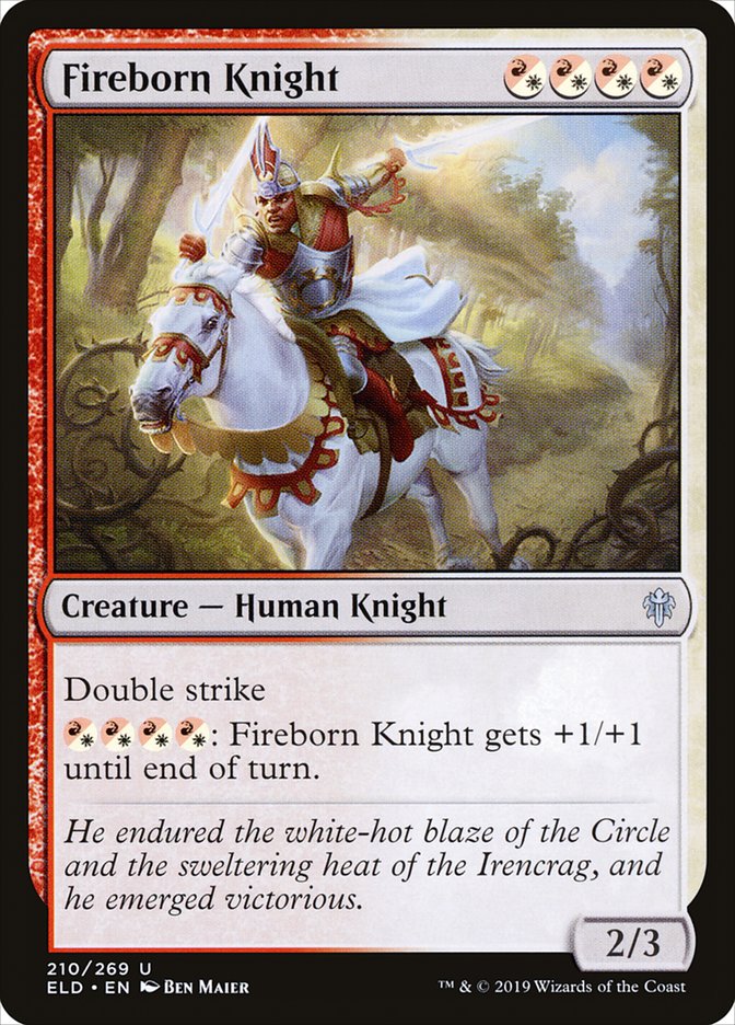 Fireborn Knight [Throne of Eldraine] | Play N Trade Winnipeg