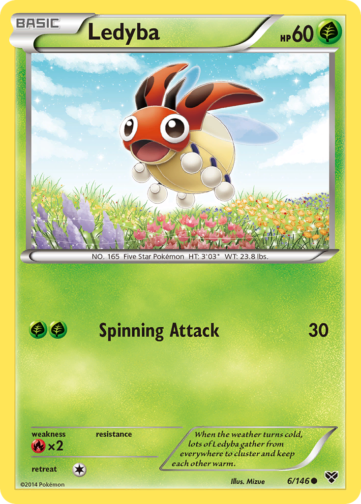 Ledyba (6/146) [XY: Base Set] | Play N Trade Winnipeg