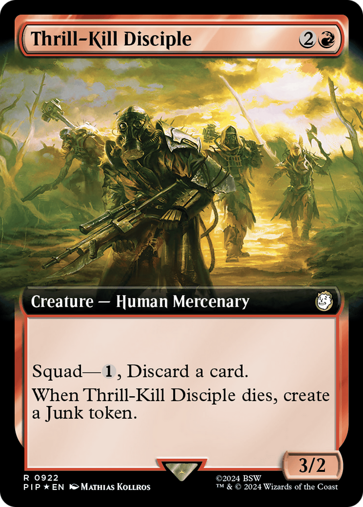 Thrill-Kill Disciple (Extended Art) (Surge Foil) [Fallout] | Play N Trade Winnipeg