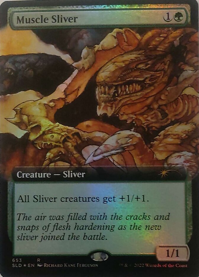 Muscle Sliver (Extended Art) [Secret Lair Drop Promos] | Play N Trade Winnipeg