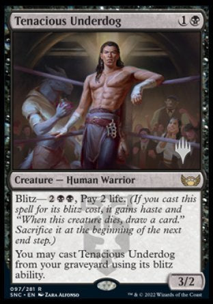 Tenacious Underdog (Promo Pack) [Streets of New Capenna Promos] | Play N Trade Winnipeg