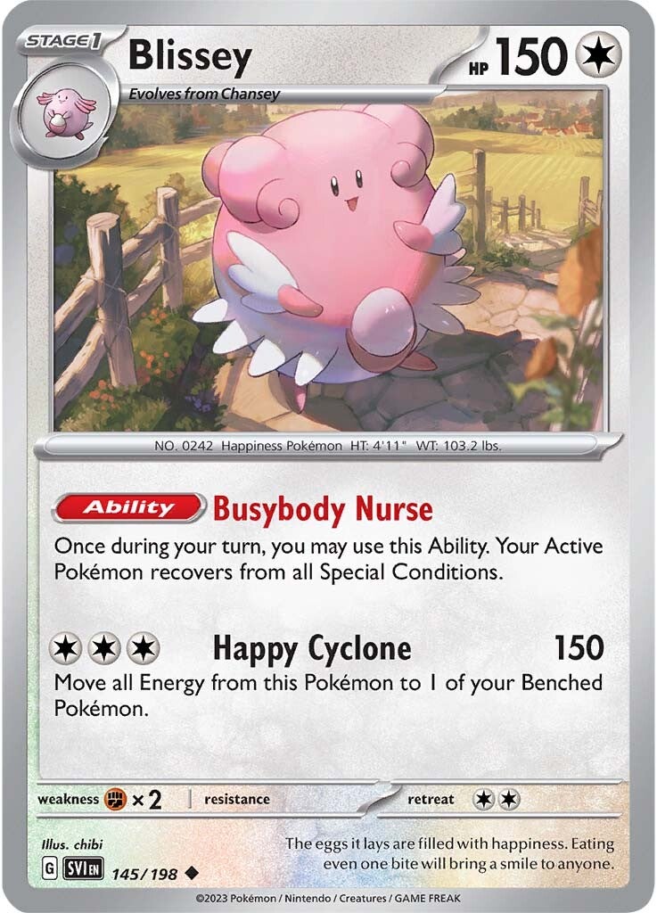 Blissey (145/198) [Scarlet & Violet: Base Set] | Play N Trade Winnipeg