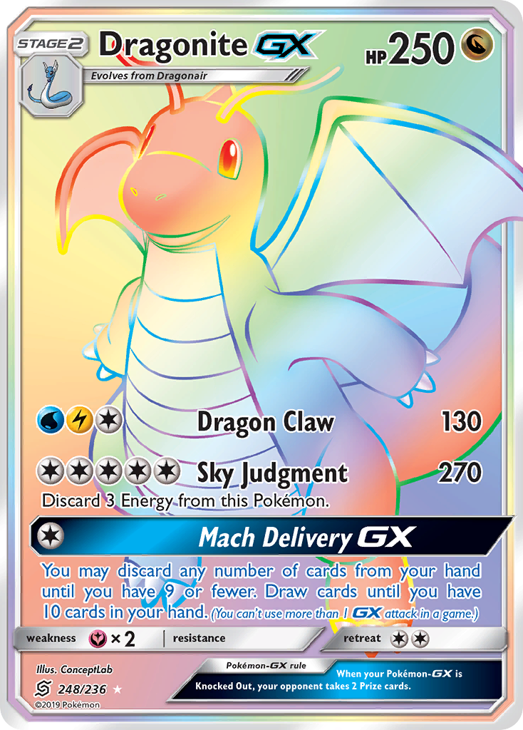 Dragonite GX (248/236) [Sun & Moon: Unified Minds] | Play N Trade Winnipeg