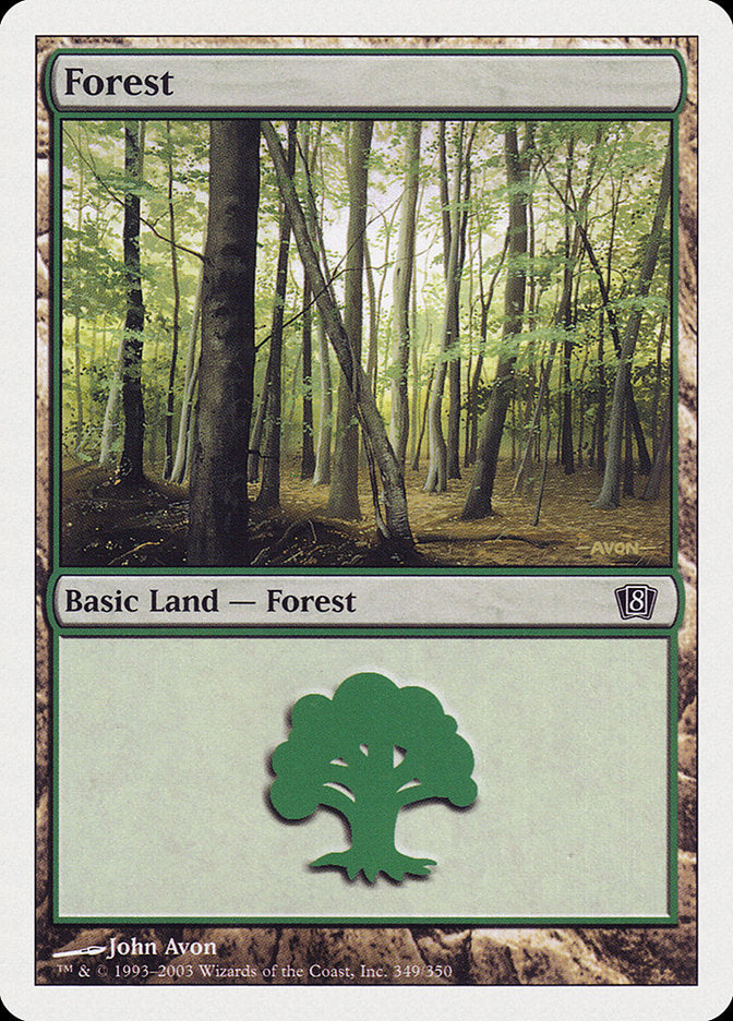 Forest (349) [Eighth Edition] | Play N Trade Winnipeg