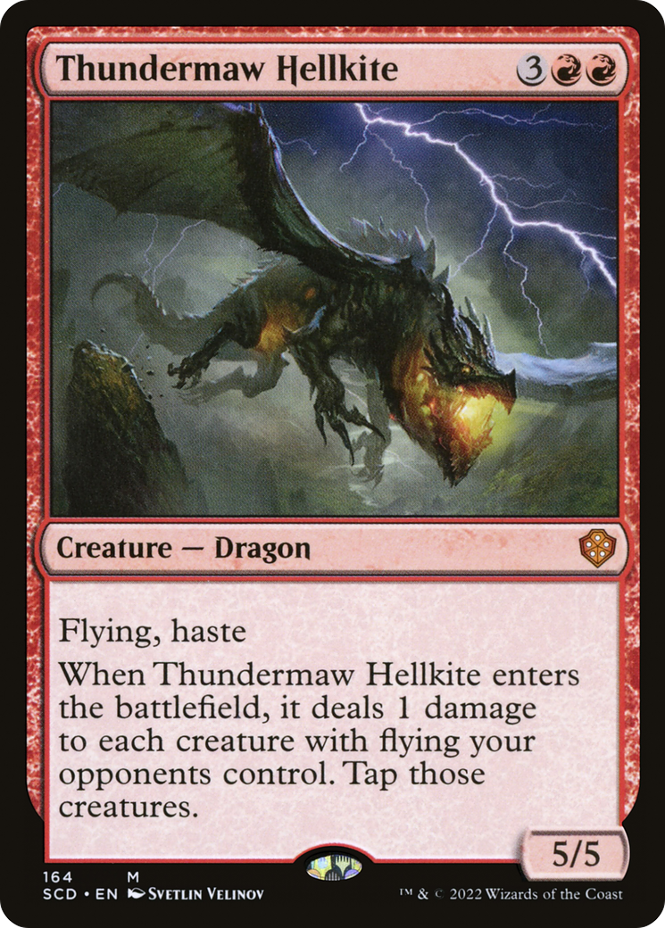 Thundermaw Hellkite [Starter Commander Decks] | Play N Trade Winnipeg