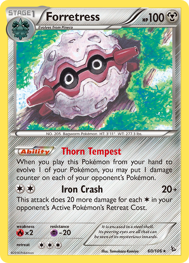 Forretress (60/106) [XY: Flashfire] | Play N Trade Winnipeg