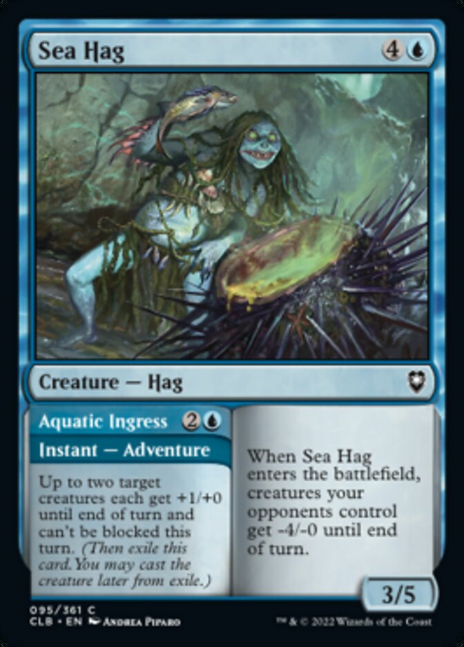 Sea Hag // Aquatic Ingress [Commander Legends: Battle for Baldur's Gate] | Play N Trade Winnipeg