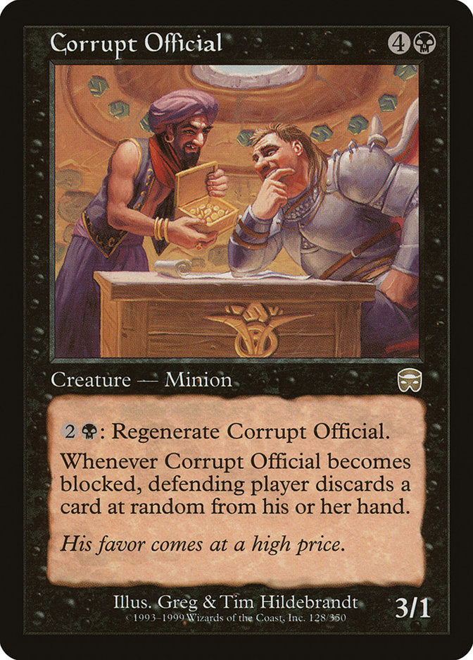 Corrupt Official [Mercadian Masques] | Play N Trade Winnipeg