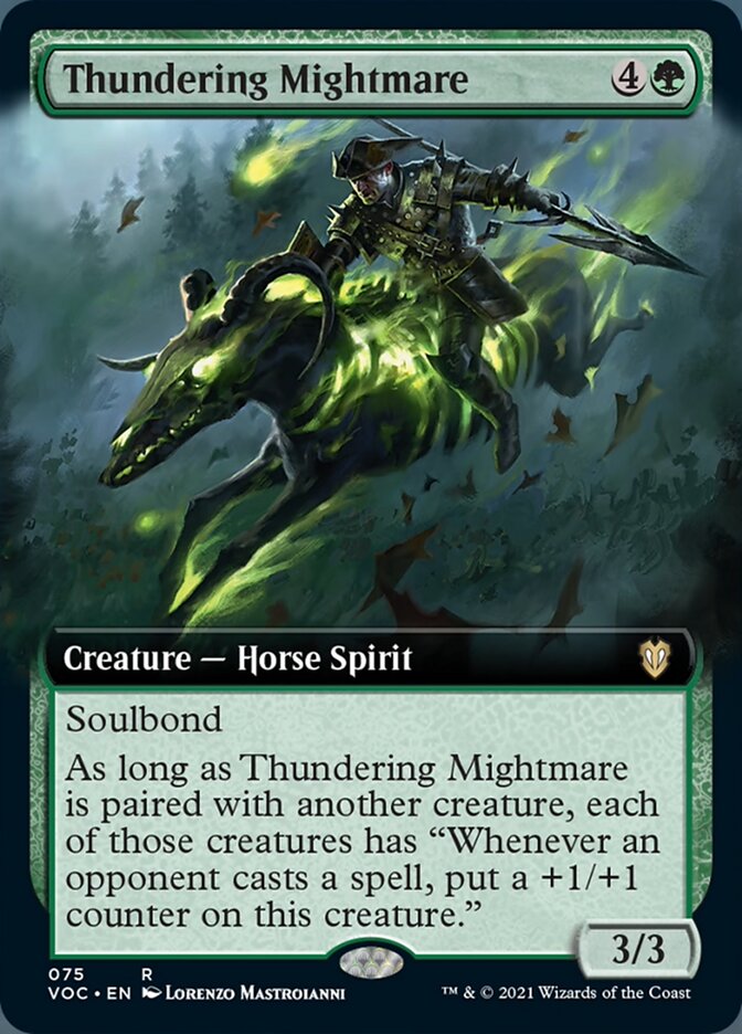 Thundering Mightmare (Extended) [Innistrad: Crimson Vow Commander] | Play N Trade Winnipeg