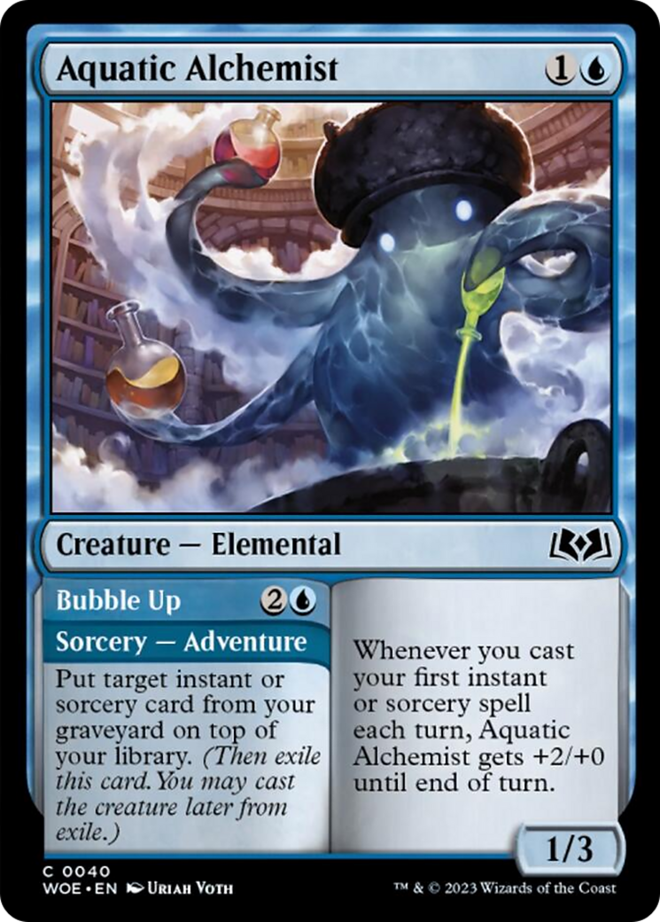 Aquatic Alchemist // Bubble Up [Wilds of Eldraine] | Play N Trade Winnipeg