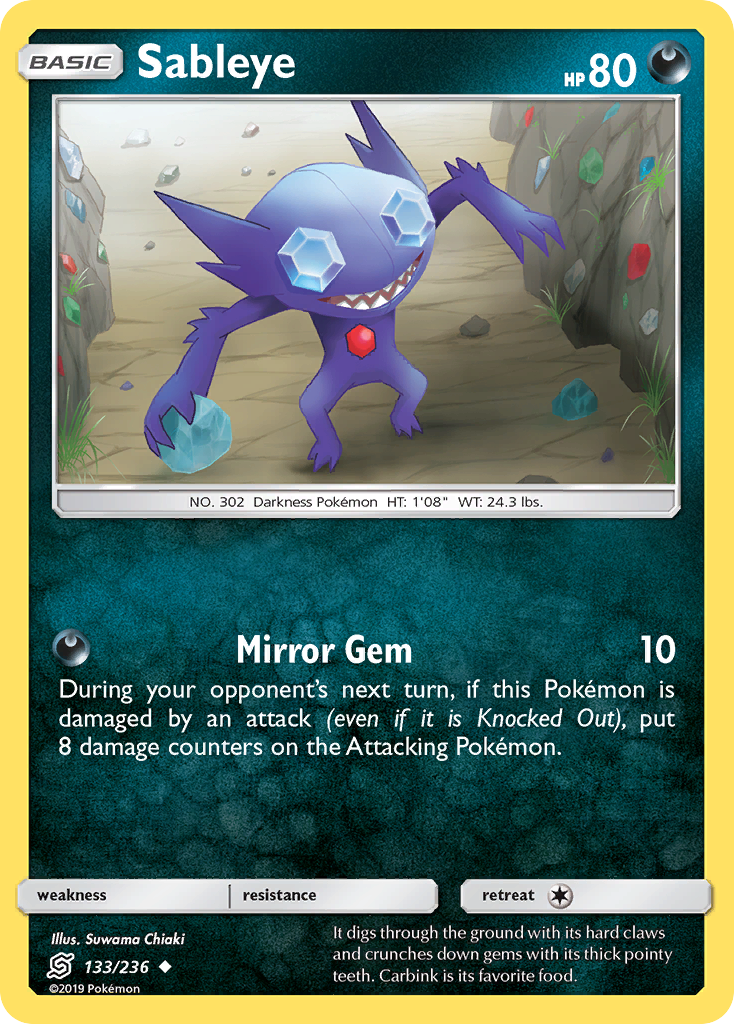 Sableye (133/236) [Sun & Moon: Unified Minds] | Play N Trade Winnipeg