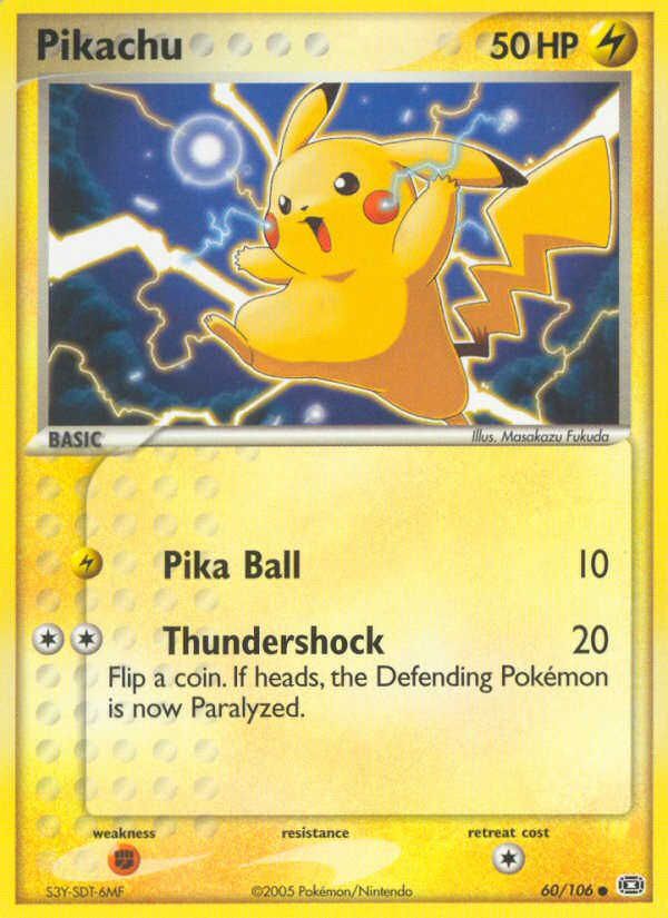 Pikachu (60/106) [EX: Emerald] | Play N Trade Winnipeg