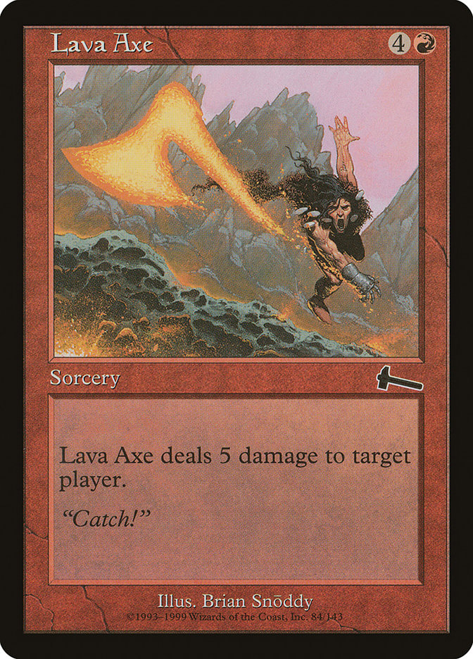 Lava Axe [Urza's Legacy] | Play N Trade Winnipeg