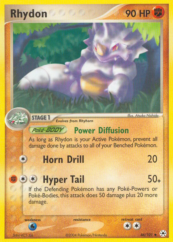 Rhydon (46/101) [EX: Hidden Legends] | Play N Trade Winnipeg