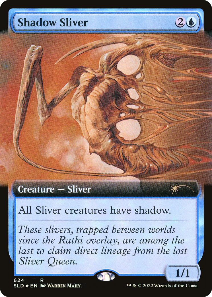 Shadow Sliver (Extended Art) [Secret Lair Drop Promos] | Play N Trade Winnipeg