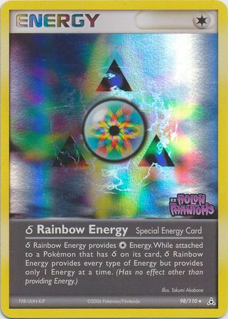 Rainbow Energy (98/110) (Delta Species) (Stamped) [EX: Holon Phantoms] | Play N Trade Winnipeg