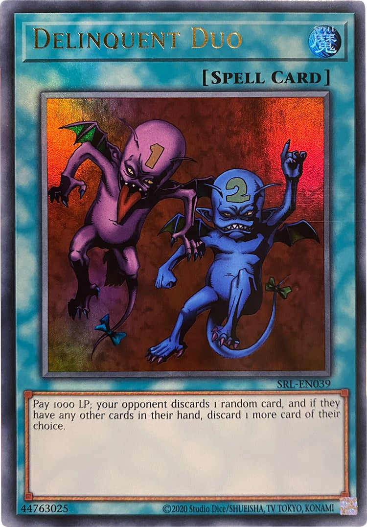 Delinquent Duo (25th Anniversary) [SRL-EN039] Ultra Rare | Play N Trade Winnipeg