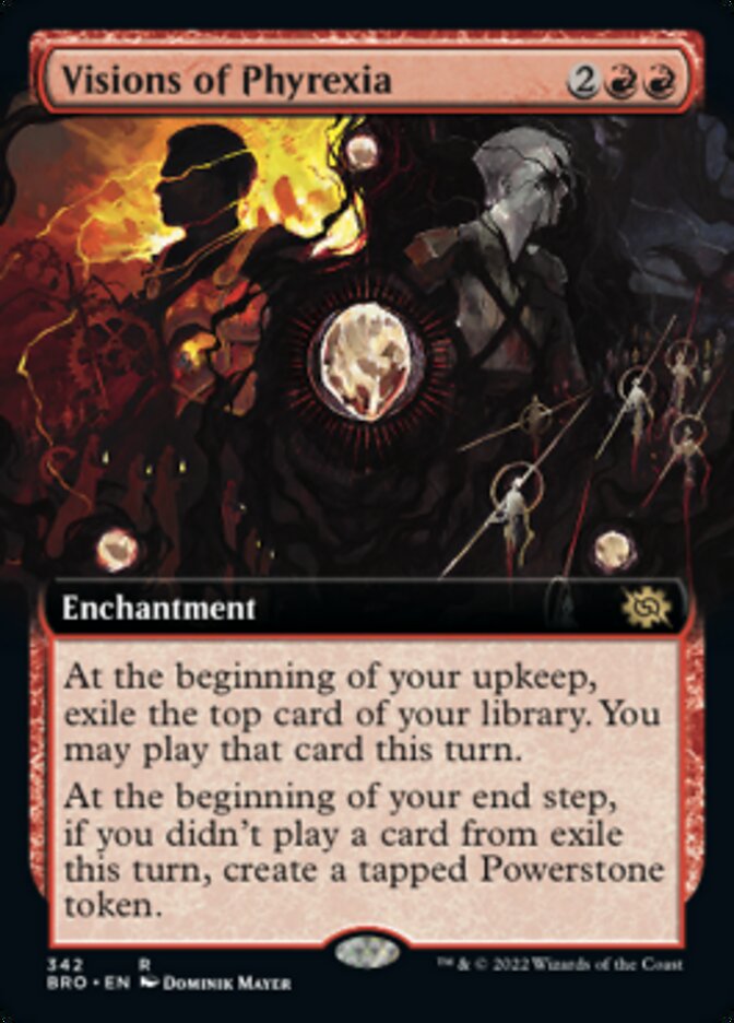 Visions of Phyrexia (Extended Art) [The Brothers' War] | Play N Trade Winnipeg