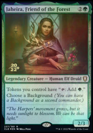 Jaheira, Friend of the Forest [Commander Legends: Battle for Baldur's Gate Prerelease Promos] | Play N Trade Winnipeg