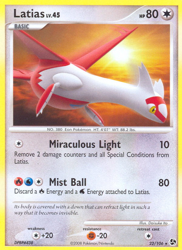 Latias (22/106) [Diamond & Pearl: Great Encounters] | Play N Trade Winnipeg