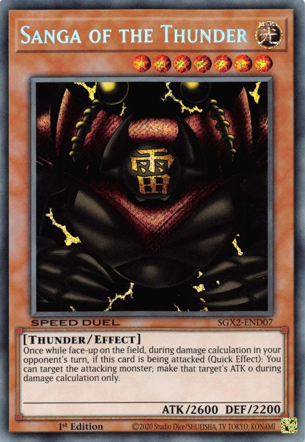 Sanga of the Thunder [SGX2-END07] Secret Rare | Play N Trade Winnipeg