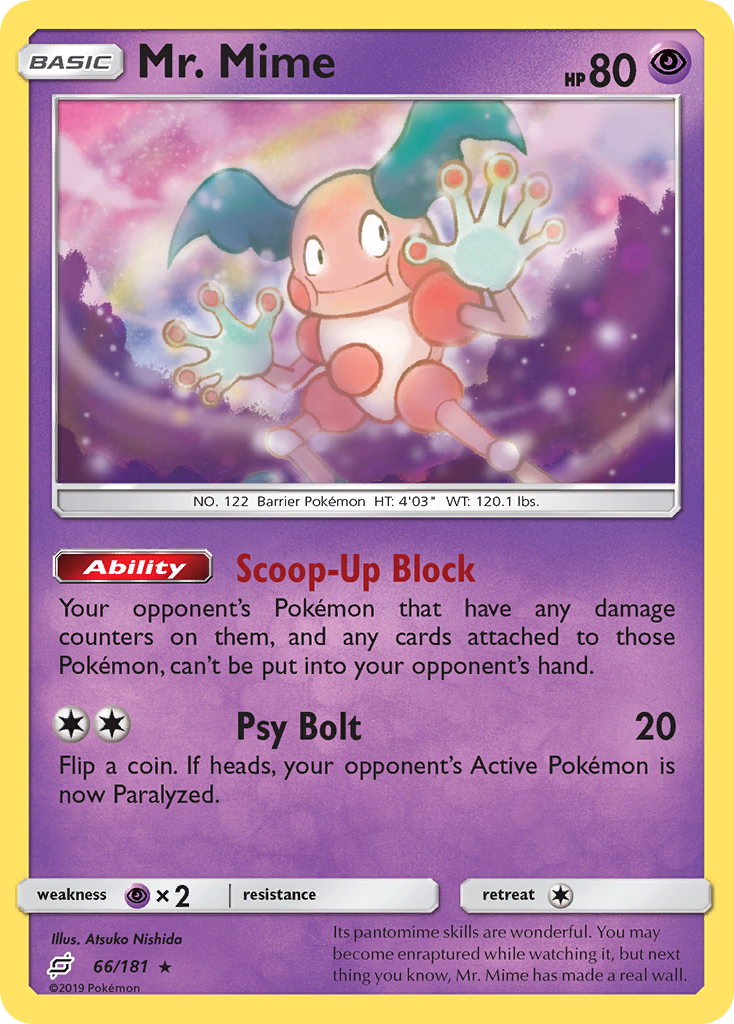 Mr. Mime (66/181) [Sun & Moon: Team Up] | Play N Trade Winnipeg