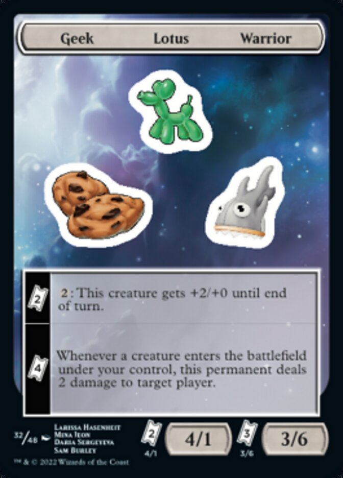 Geek Lotus Warrior [Unfinity Stickers] | Play N Trade Winnipeg