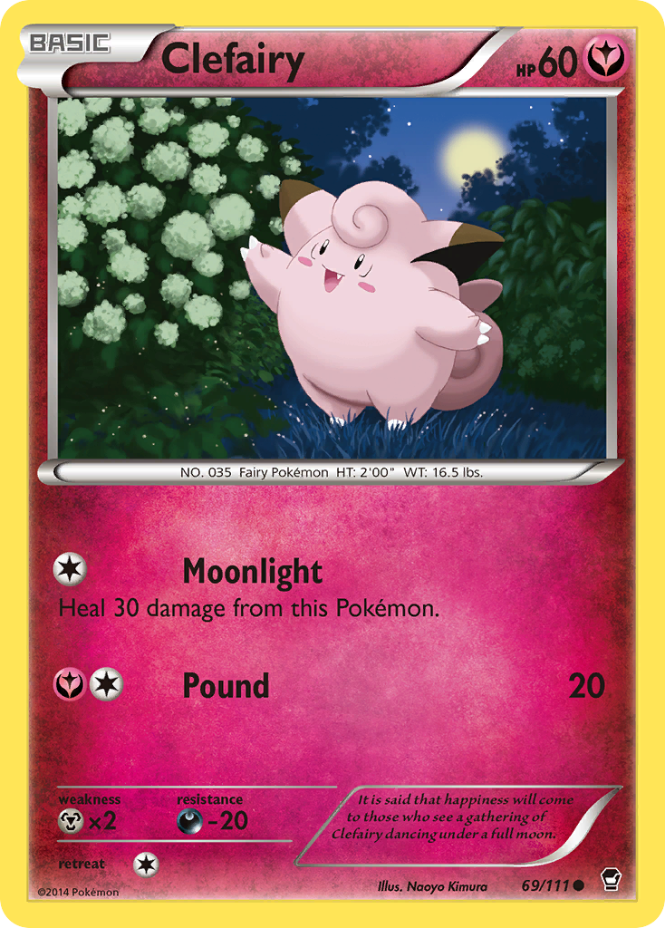 Clefairy (69/111) [XY: Furious Fists] | Play N Trade Winnipeg