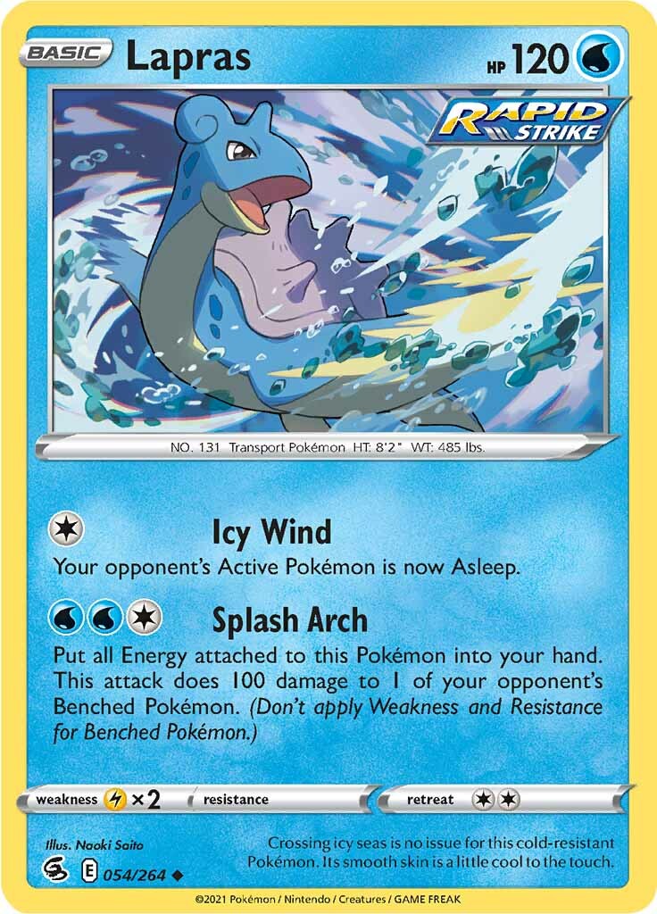 Lapras (054/264) [Sword & Shield: Fusion Strike] | Play N Trade Winnipeg