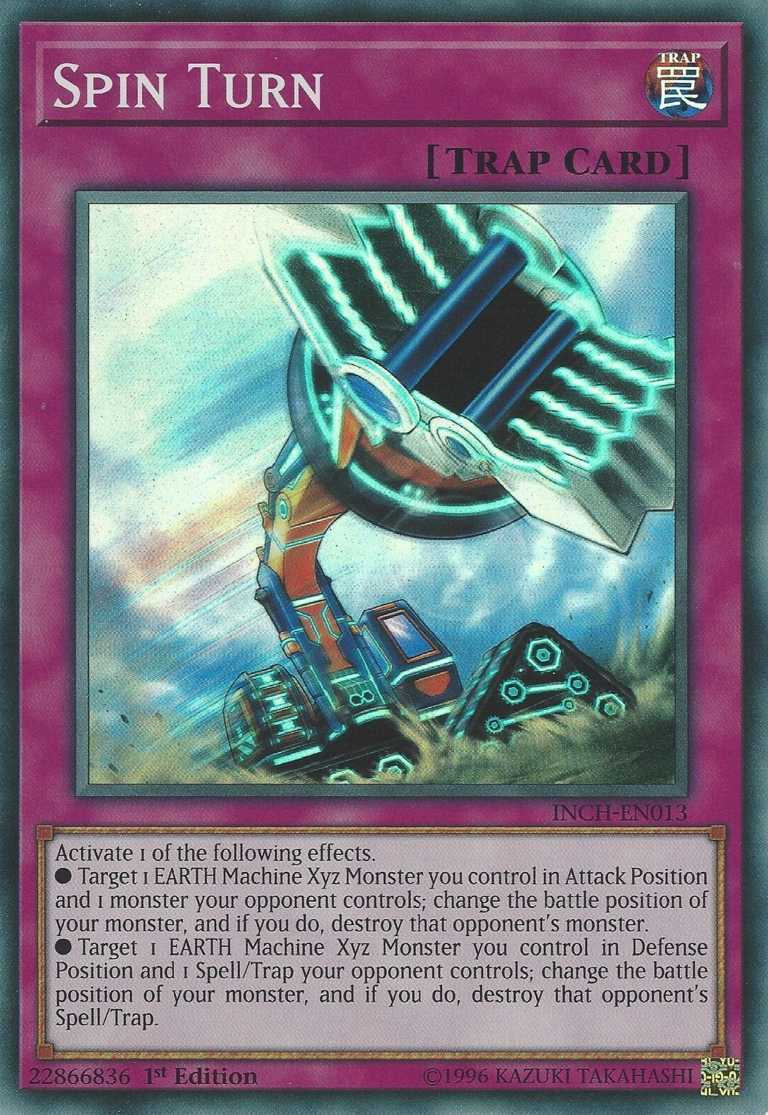 Spin Turn [INCH-EN013] Super Rare | Play N Trade Winnipeg