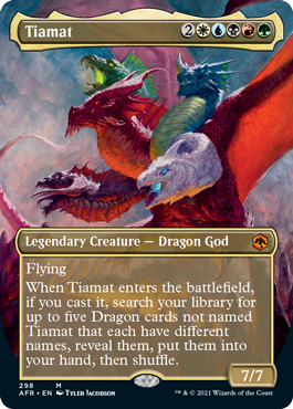 Tiamat (Extended) (Alternative art) [Dungeons & Dragons: Adventures in the Forgotten Realms] | Play N Trade Winnipeg