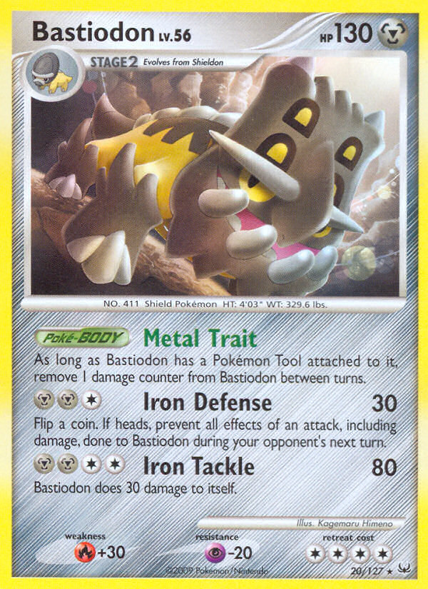 Bastiodon (20/127) [Platinum: Base Set] | Play N Trade Winnipeg