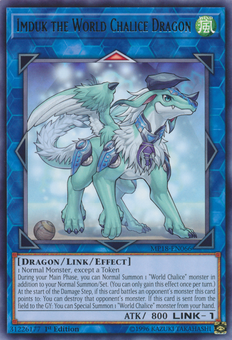 Imduk the World Chalice Dragon [MP18-EN066] Rare | Play N Trade Winnipeg